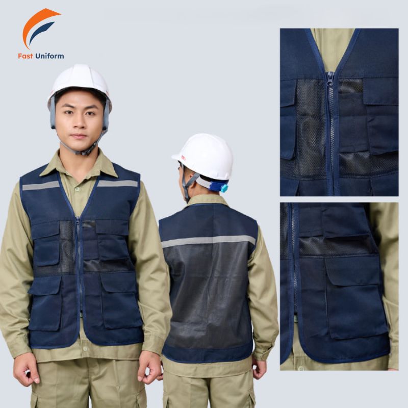 Chi phí sản xuất áo gile bảo hộ lao động có sự khác biệt giữa các đơn hàng
