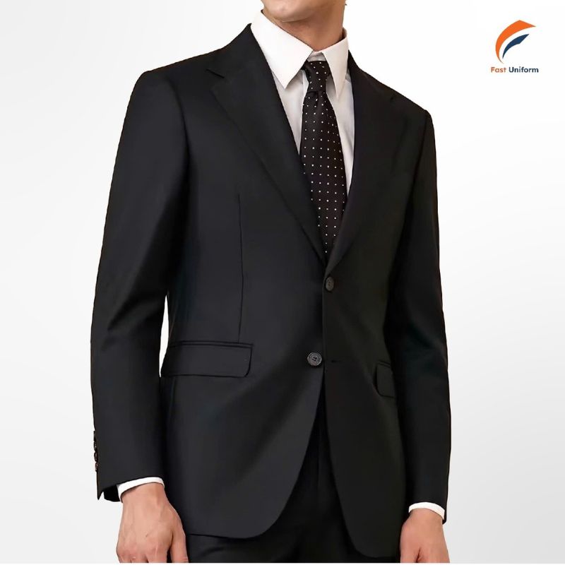 Đồng phục công sở vest nam màu đen - Biểu tượng của sự lịch lãm và chuyên nghiệp
