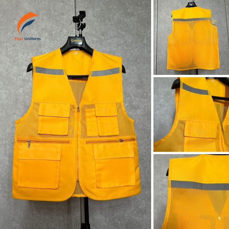 Fast Uniform may áo gile bảo hộ chất lượng cao