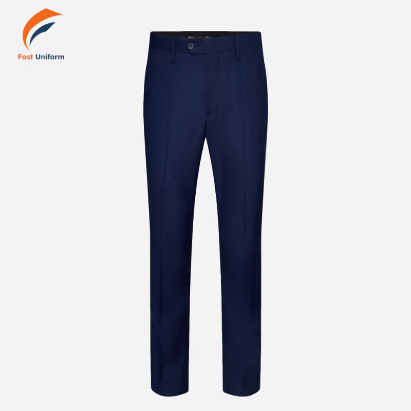 Fast Uniform nhận may quần tây công sở nam xanh dương đậm giá tốt