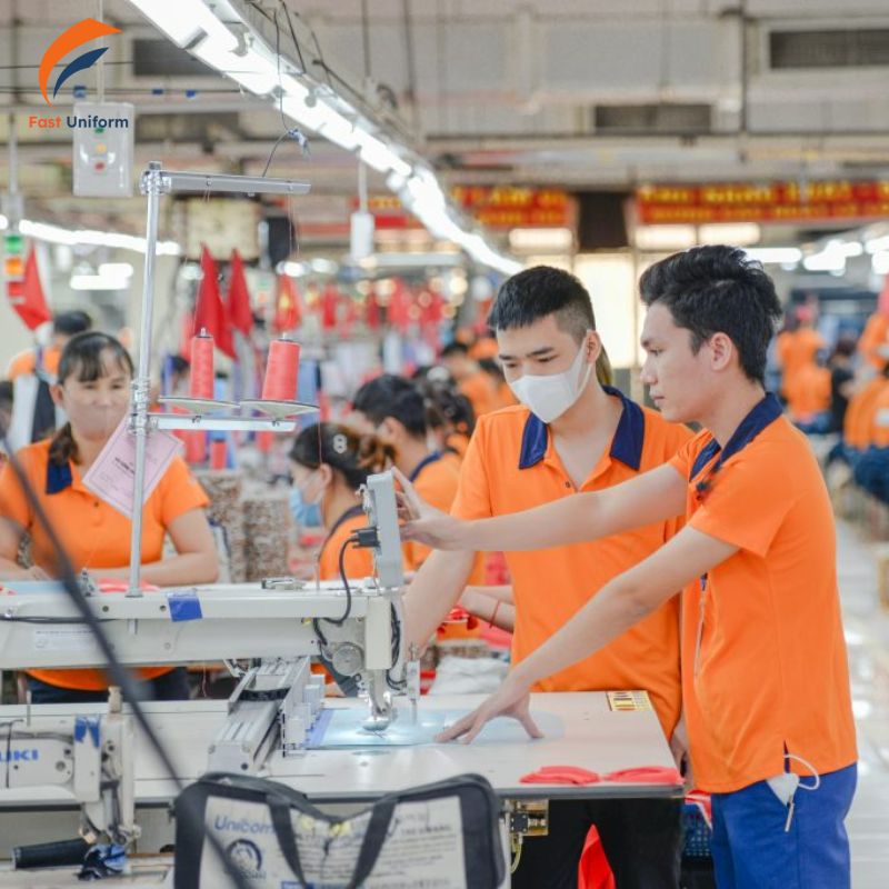 Quy trình đặt may áo gile bảo hộ tại Fast Uniform