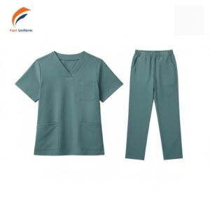 Fast Uniform may đồng phục scrubs xanh teal trọn gói