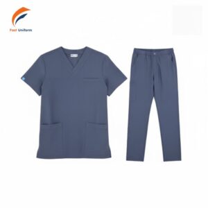 Fast Uniform may đồng phục Scrubs xanh xám đậm giá tốt
