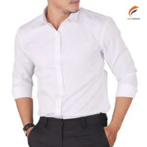 Áo sơ mi công sở trắng truyền thống biểu tượng của sự tinh tế