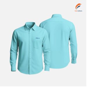 Áo sơ mi công sở xanh mint thanh lịch, tối giản