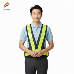 Bảo quản gile phản quang chữ A nên giặt tay nhẹ, không ủi trực tiếp phản quang và vệ sinh khóa dán thường xuyên