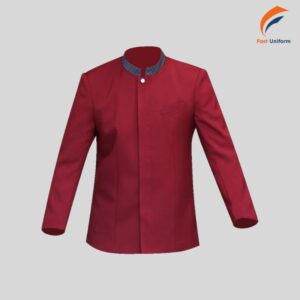 Các loại vải may đồng phục bellman màu đỏ đô