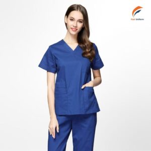 Đồng phục Scrubs xanh dương phù hợp với bác sĩ, y tá, điều dưỡng, kỹ thuật viên y tế, nha sĩ và nhân viên phòng mổ