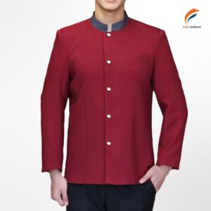 Đồng phục bellman đỏ đô sang trọng, nổi bật và dễ gây ấn tượng