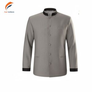Fast Uniform may đồng phục bellman xám phối đen chuyên nghiệp