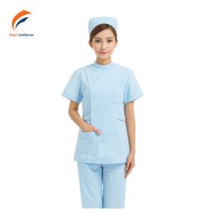 Fast Uniform may đồng phục y tá xanh dương nhạt bền, đẹp