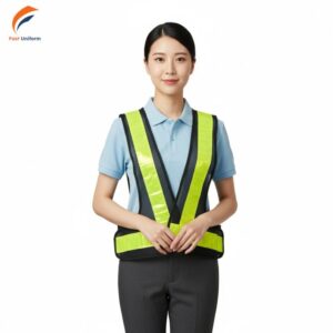 May gile bảo hộ chữ A nên chọn dải phản quang chất lượng, gia cố đường may và bo viền chắc chắn