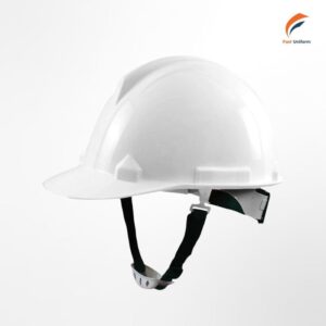 Nón bảo hộ lao động màu trắng nổi tiếng về độ cứng, nhẹ và khả năng chịu va đập tốt