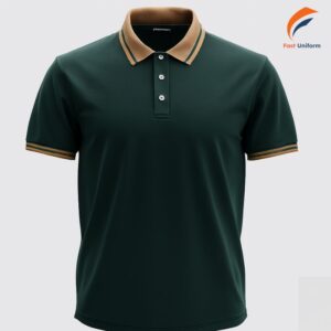 Áo polo xanh rêu tượng trưng cho sự bền vững, tin cậy và chuyên nghiệp