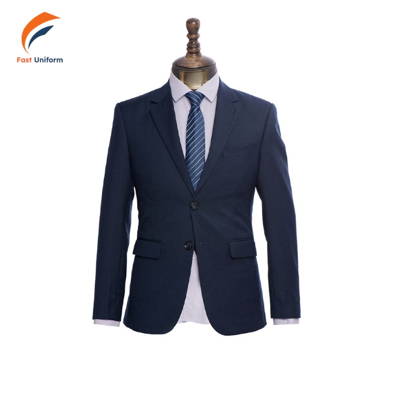 Chi phí may đồng phục vest xanh dương dao động tùy chất liệu, số lượng và kỹ thuật may đo cụ thể