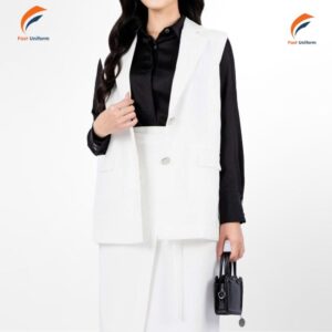 Gile trắng thanh lịch, form đẹp, dễ phối, thoáng mát, bền, tăng nhận diện