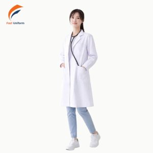 Áo blouse bác sĩ may từ kaki thun, kate Ford, lon Mỹ hoặc tuyết mưa