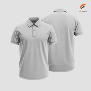 Áo polo ghi sáng tinh tế, thoải mái, tôn dáng và nâng tầm hình ảnh thương hiệu