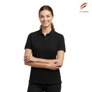 Giá may áo polo đồng phục đen trơn phụ thuộc vào nhiều yếu tố từ chất liệu vải đến số lượng đặt hàng