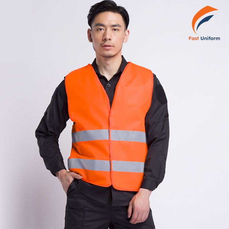 Áo gile công nhân bền, kinh tế, freesize, có phản quang