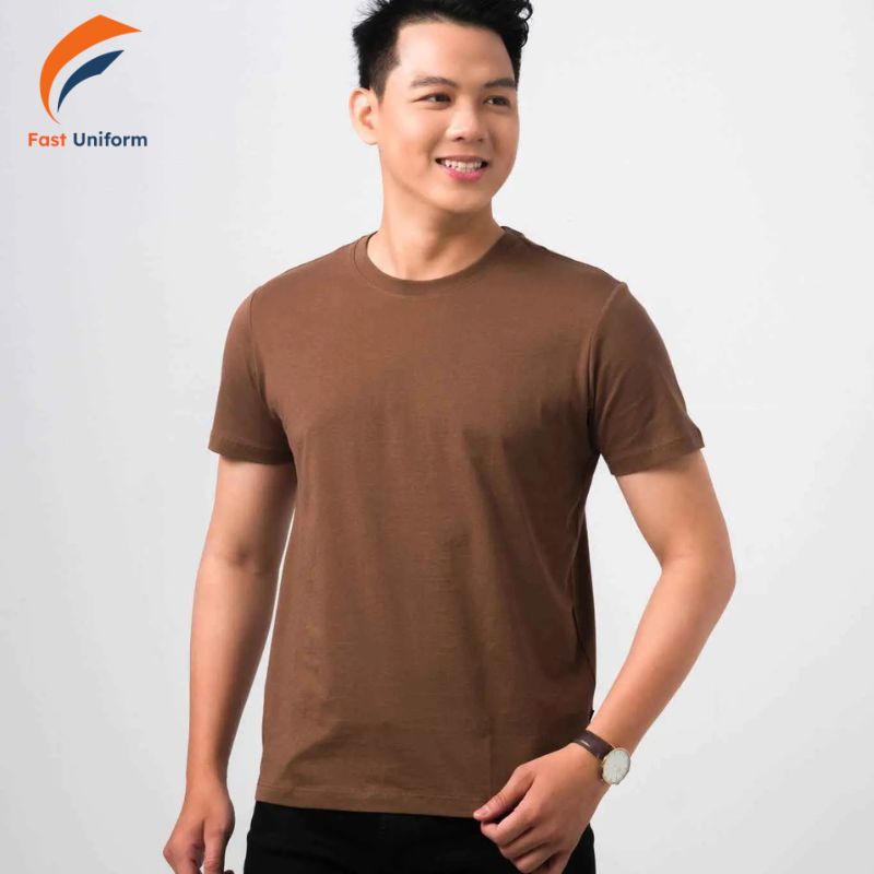 Áo thun cổ tròn nam