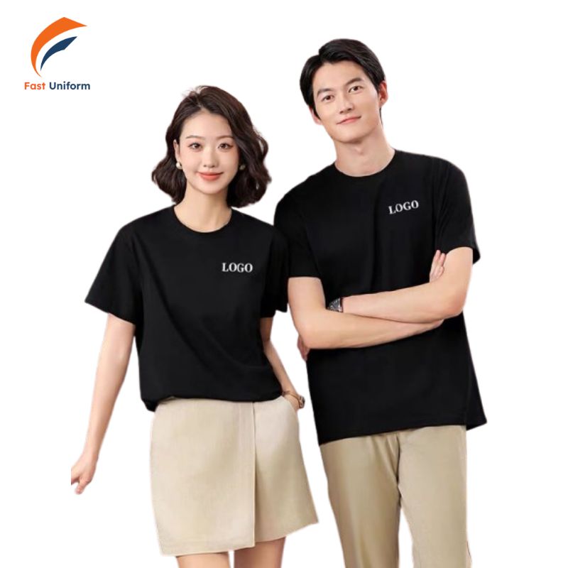 Đồng phục áo thun cổ tròn