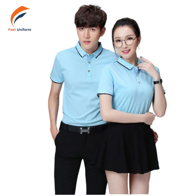 Đồng phục áo thun phối viền