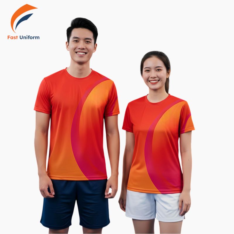 Áo thun phối màu sáng tạo