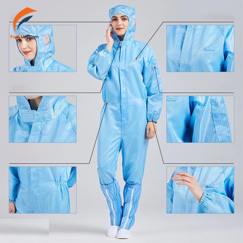 Đồng phục kho lạnh có cấu tạo đa tầng giúp chống thấm, cách nhiệt và thoát ẩm tối ưu