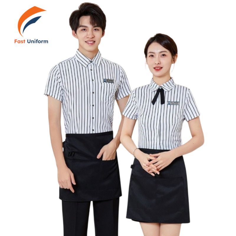 Đồng phục áo sơ mi họa tiết kẻ