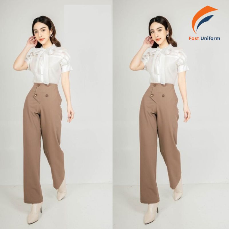 Đồng phục quần tây dáng suông
