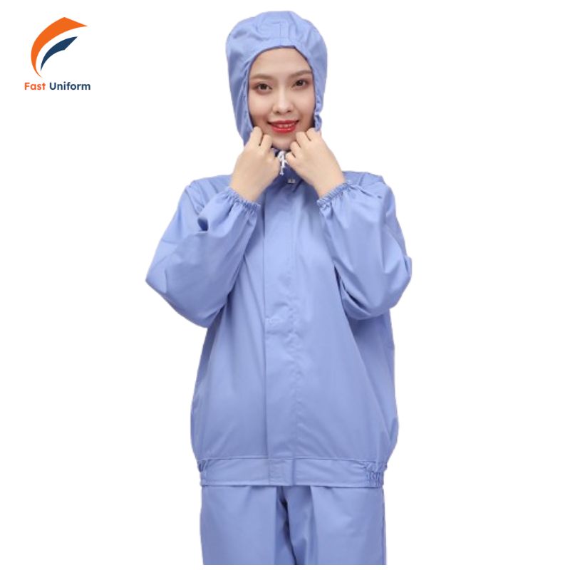 Fast Uniform may đồng phục thực phẩm kho lạnh giá gốc, cách nhiệt tốt và đa dạng mẫu mã