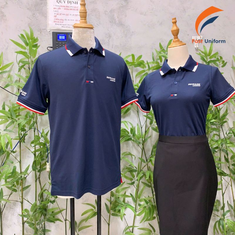 Áo thun cổ trụ là áo polo kết hợp lịch sự, thoải mái phù hợp làm đồng phục công sở
