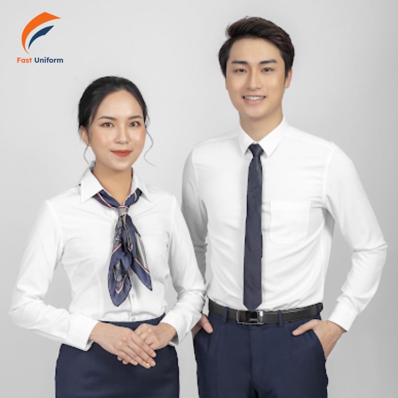 May đồng phục công sở cần chọn vải phù hợp, đồng bộ thương hiệu, size chuẩn và đặt hàng tối ưu