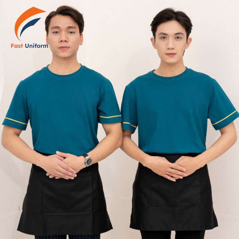 Áo thun cổ tròn tăng nhận diện thương hiệu, tạo chuyên nghiệp, đồng bộ và gắn kết tập thể