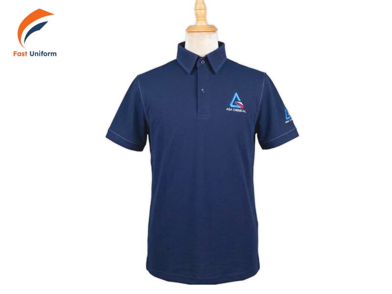 Áo thun cổ trụ polo kết hợp lịch sự và thoải mái, thoáng mát, giữ form tốt