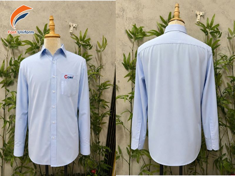 Đồng phục màu xanh dương biểu tượng kinh điển của hòa bình, nét trẻ trung thanh lịch