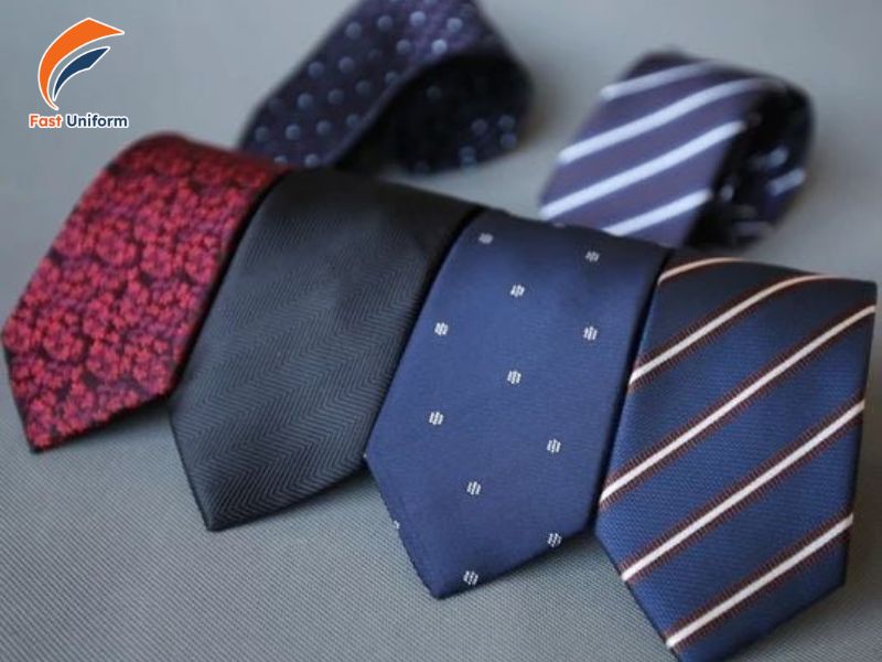 Chất liệu caravat phù hợp giúp bộ vest đồng phục thêm sang trọng, hài hòa và chuyên nghiệp