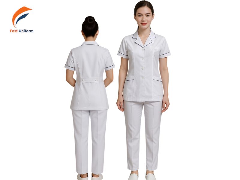 Áo blouse phối quần Âu chuyên nghiệp, gọn gàng, thoải mái và linh hoạt