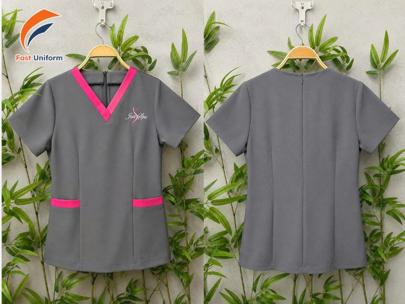 Đồng phục spa và gym khách sạn 5 sao giúp người mặc dễ dàng vận động và duy trì hình ảnh chuyên nghiệp