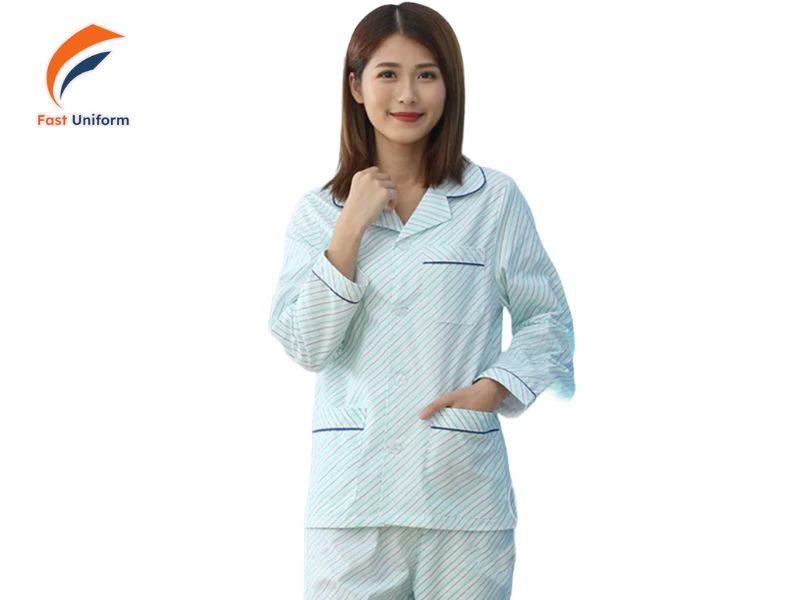 Đồng phục bệnh nhân giúp giảm căng thẳng, thoải mái vận động, ngăn nhiễm khuẩn