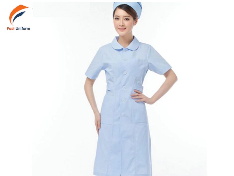 Váy liền điều dưỡng thanh lịch, thoải mái, tiện dụng và phù hợp môi trường y tế