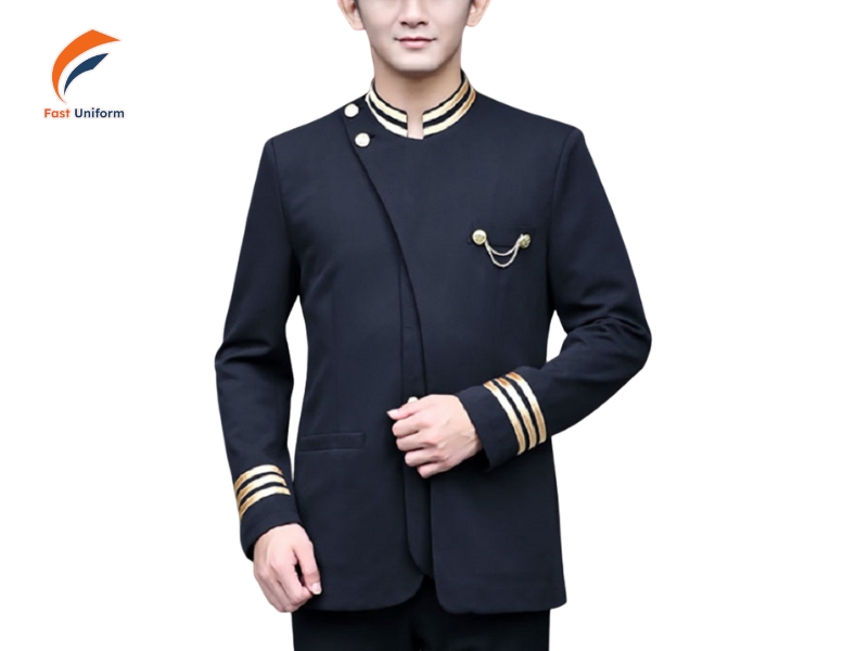 Áo đồng phục đen phù hợp nhiều ngành nghề