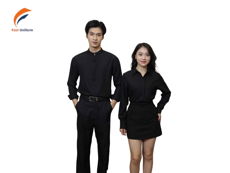 Fast Uniform - Địa chỉ may áo đồng phục đen đẹp, chất lượng và giá tốt