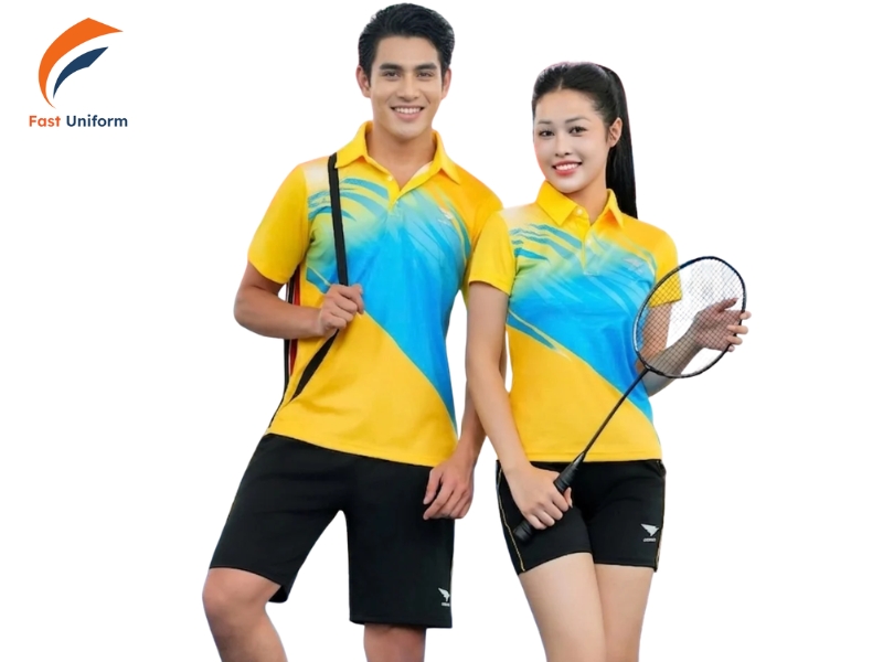 Fast Uniform may áo thun tennis đồng phục chuẩn thể thao, bền đẹp, giá tốt, giao nhanh