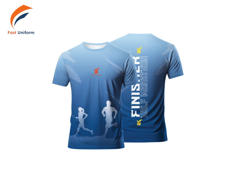 Fast Uniform nhận may áo thun chạy bộ theo yêu cầu, chất lượng cao, giá cạnh tranh
