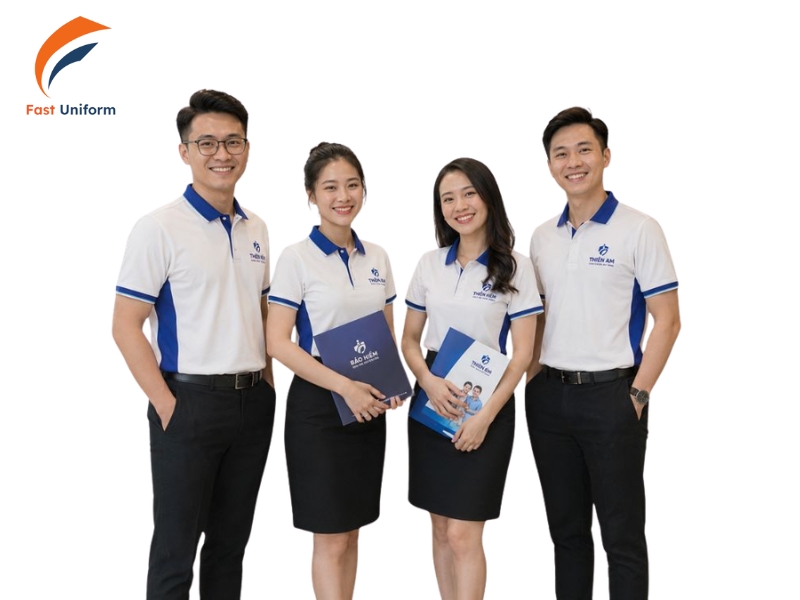 Đồng phục công ty bảo hiểm tạo hình ảnh chuyên nghiệp, đồng bộ, nâng tầm thương hiệu