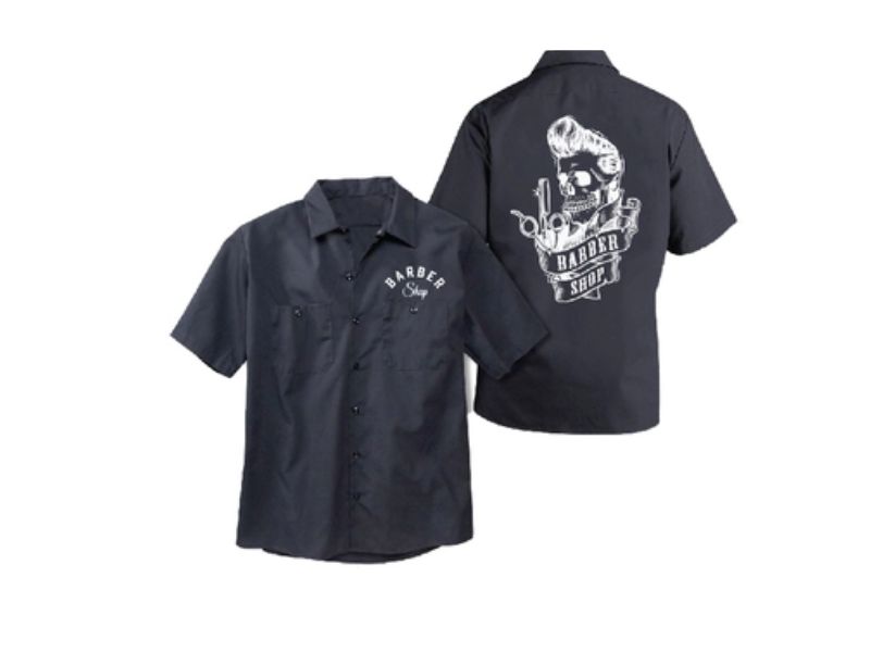 May đồng phục barber shop nên chọn vải bền, thiết kế tiện dụng, màu sắc phù hợp