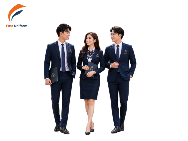 Đồng phục bảo hiểm tối giản, lịch sự, chuyên nghiệp, phù hợp nhiều môi trường làm việc