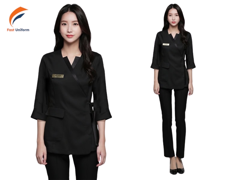 Fast Uniform nhận may đồng phục spa theo yêu cầu, thiết kế đẹp, giá xưởng